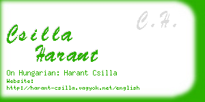 csilla harant business card